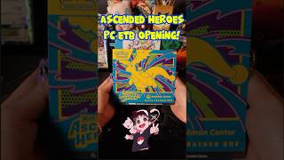 Pokemon Center Ascended Heroes ETBs finally got here 😍 #shorts #pokemon #packopening #lucky #tcg
