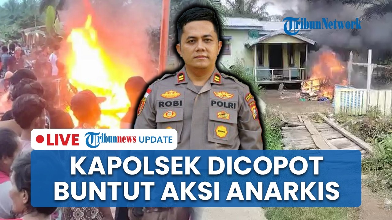 LIVE: Kapolsek Panipahan Rohil Dicopot Kapolda Riau Buntut Warga Rusak Rumah Bandar Narkoba
