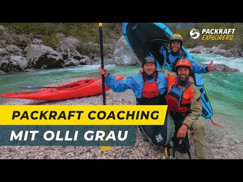 Packraft-Coaching mit Kajak-Freestyle Weltmeister Olli Grau auf der Soca (2022)