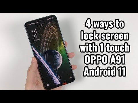 4 ways to lock screen with 1 touch OPPO A91 Android 11