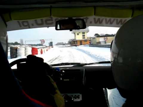 onboard 06.02.2010 SuperOES Tor Poznań Fiat Cinquecento Mateusz Pawlak