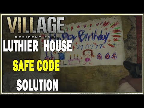 Resident Evil Village - Luthier's House Safe Code Solution