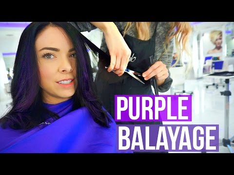 Come To The Salon With Me! Dark Hair with Purple...