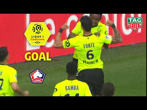 Goal José FONTE (55') / Stade de Reims - LOSC (1-1) (REIMS-LOSC) / 2018-19