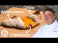 Epic Roman Calzone with Carbonara, Gricia and Amatriciana by Pizza Master Stefano Callegari