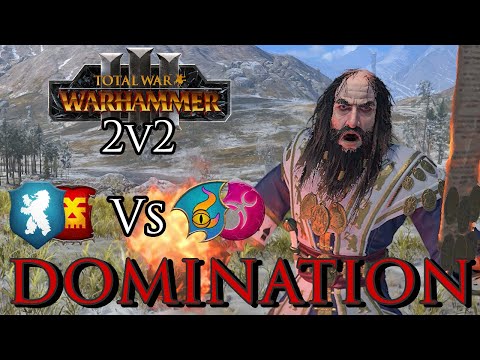2v2 Domination! - Kislev/Khorne vs Tzeentch/Slaanesh | Warhammer 3