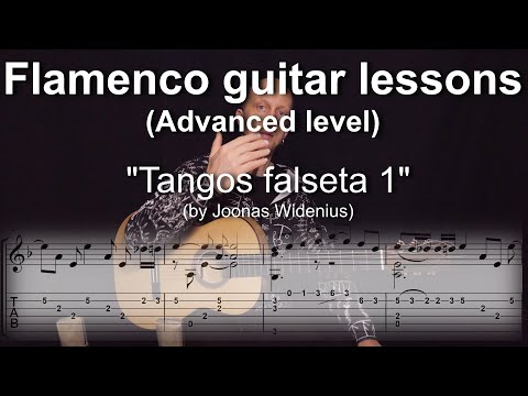 Flamenco guitar lessons - Advanced level - Tangos falseta 1 (JW)