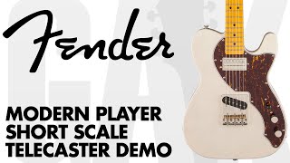 Video thumbnail for Fender - Modern Player Short Scale Telecaster Demo at GAK by GAK