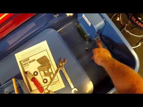 Harbor Freight Parts Washer Upgrade (Oil Filter Added)