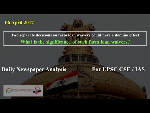 Current Affairs for 06 April 2017 for UPSC, CSE by IAS Videos