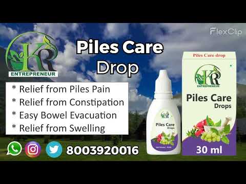 KR Entrepreneur Piles Free Drop Instant Bawasir Pain Relief 30 ML