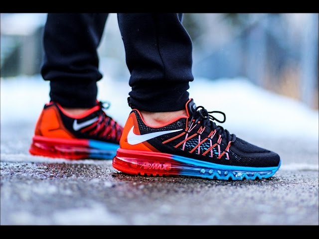 Nike Air Max 2016 Boys' Grade School Running Shoes Blue 