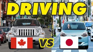 The difference between driving in Japan and driving in Canada