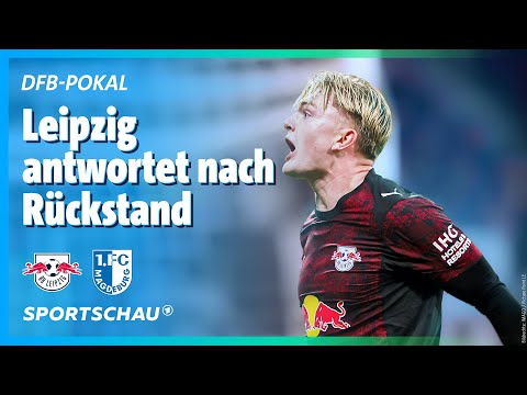 RB Leipzig vs. 1. FC Magdeburg Highlights DFB Cup, Round of 16 | Sportschau Football