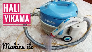 Halı Yıkama Makinesi ile Halı Nasıl Yıkanır  👌 Halı Temizliği Vlog 💯 #