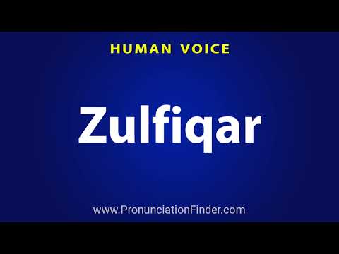 How To Pronounce Zulfiqar