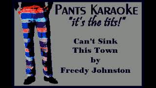 Freedy Johnston - Can't Sink This Town [karaoke]
