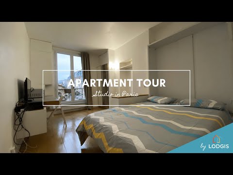 Apartment Tour // Furnished  17m2 in Paris – Ref : 10519553