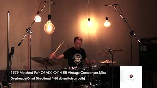 Video thumbnail for 1982 Neumann U89's VS. 1979 AKG C414 EB's by Soviet Guitar Effects