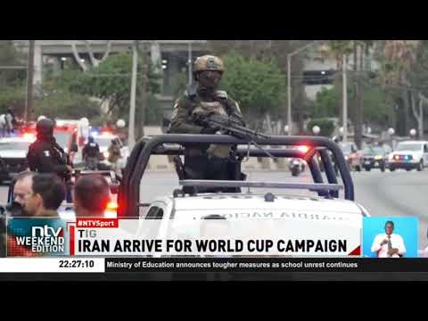 Iran’s national football team arrives in Mexico ahead of their World Cup campaign