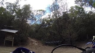 preview picture of video 'Gheerulla Trail Bike Track, crash and a few close calls.'