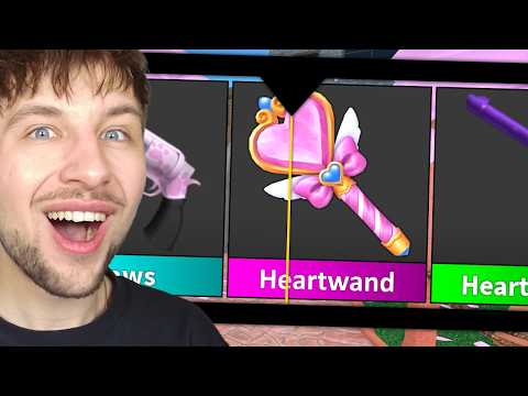 UNBOXING HEART WAND GODLY IN MM2!