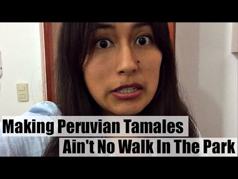 Making Peruvian tamales with my granny (Vlog 17)