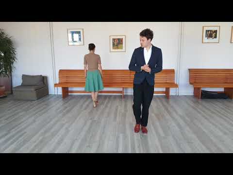 LindyHop 8 count - Grundschritt Herr