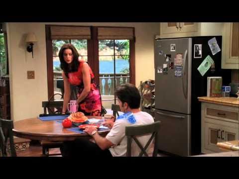 Two and a half men s07e03. die ersten paar min