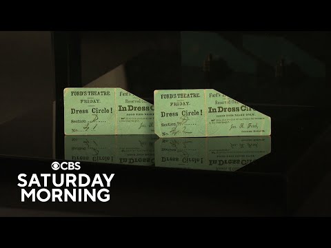 Tickets from the show Abraham Lincoln was watching when shot are being auctioned
