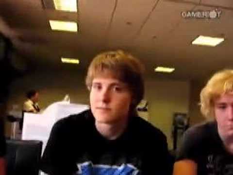 Gameriot's Interview of Team Dignitas @ QCon 2007