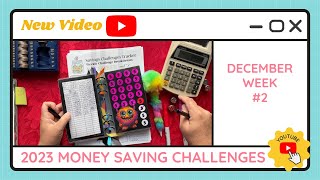 Budgeting Money Savings Challenges - December Week #2 - TracEy Monster Savings on Etsy & Payhip