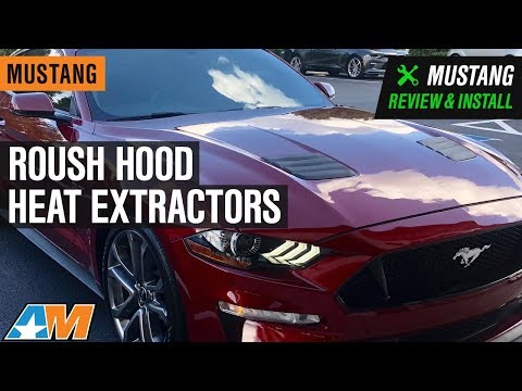 2018-2019 Mustang GT & EcoBoost Roush Hood Heat Extractors Review & Install