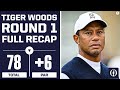 Tiger Woods records a 6-OVER (78) In Round 1 at 150th Open Championship I FULL RECAP