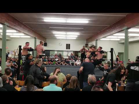 Artemis Spencer, Matt Bronson & Sebastian Wolfe vs Drayven Andrews, Grant Sayle & Miles Deville ECCW