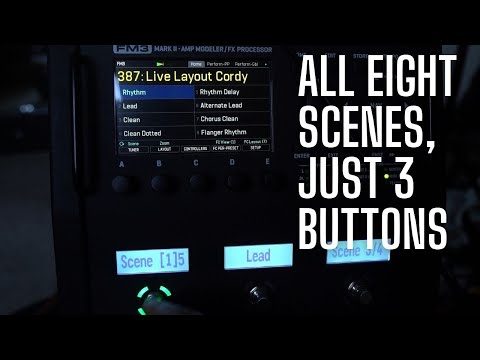 The Best Layout for Gigs? ALL SCENES with 3 Footswitches