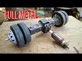 How To Make RC Heavy Truck Rear Axle From Faulty Grinder