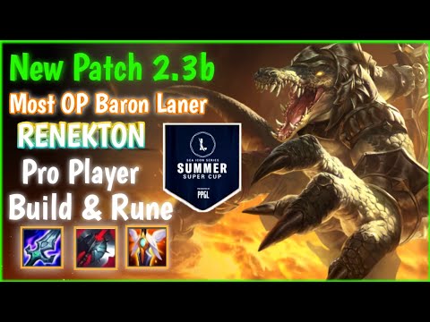 RENEKTON Wild Rift | ICON Series Pro Player Rune & Build