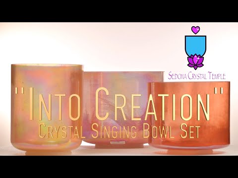 "Into Creation" | Crystal Tones Alchemy Singing Bowl set