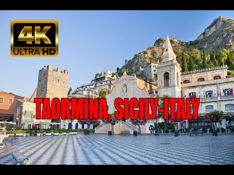 TAORMINA, Sicily Italy, virtual walking tour, the most visited places !