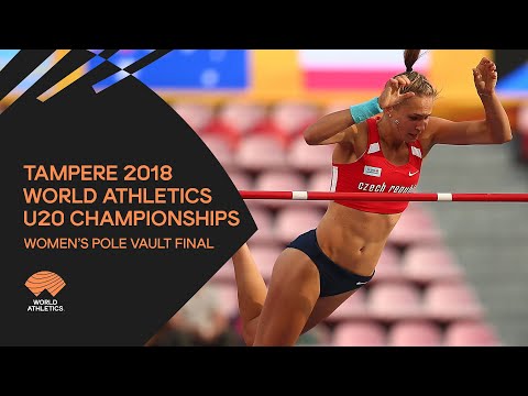 Women's Pole Vault Final - World Athletics U20 Championships Tampere 2018