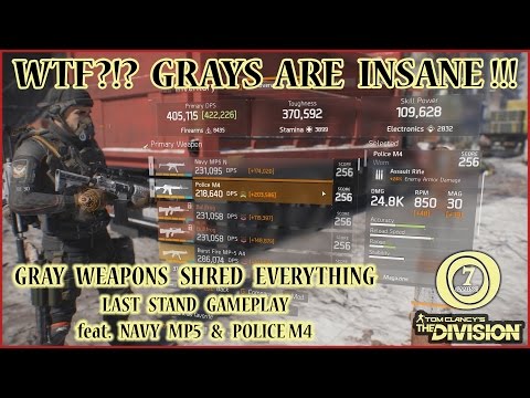 THE DIVISION LAST STAND | GRAY WEAPONS SHRED ENEMIES | BALANCING IS INSANE | EXOTIC-HIGH END BUILD
