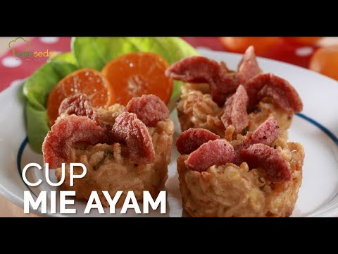 Resep Cup Mi Ayam Kudapan Lezat dan Nikmat Hari Ini
