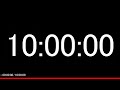 10 Hour Silent Count Up Timer │10時間計測（無音）