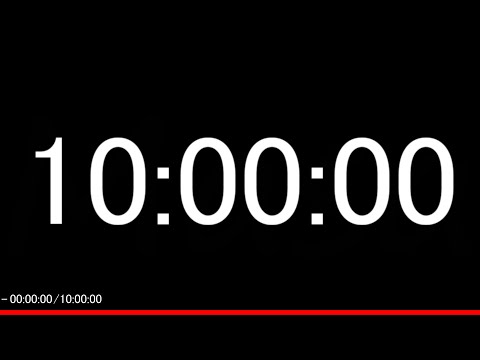 10 hour silent count up timer 10時間計測 無音
