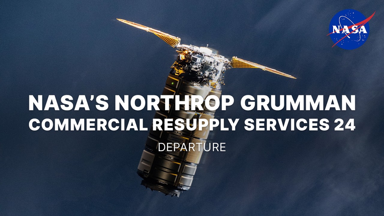 NASA's Northrop Grumman Commercial Resupply Services 24 Departure - YouTube