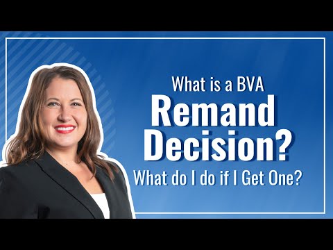 What is a BVA Remand Decision? What do I do if I get a remand letter from the VA?