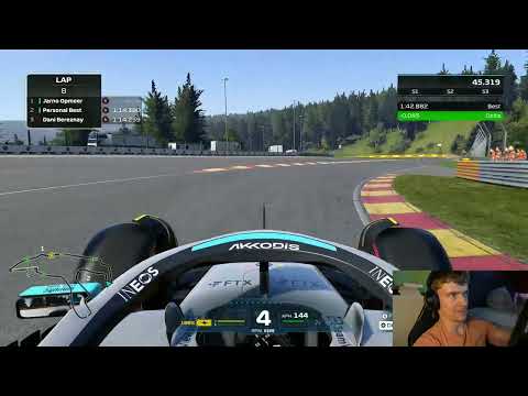 F1 22 World Record Belgium 1:42.698