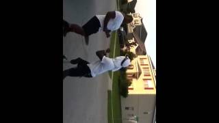 Big Mac n Jeff Slap Boxing In Front On My House. Lmfao