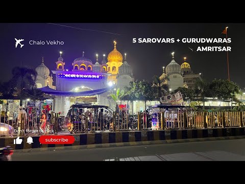 INDIA: Visit 5 Sarovars & Gurudwaras - Golden Temple Area, Amritsar, Punjab 20220629 | 21